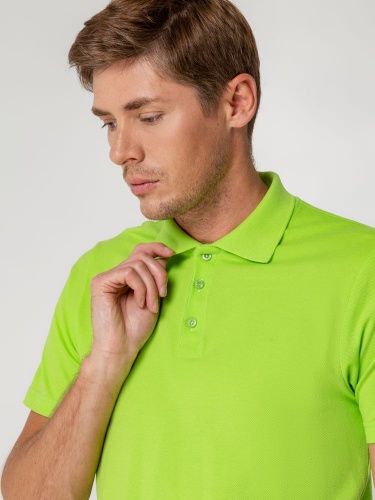 Рубашка поло мужская Virma Light, зеленое яблоко фото 8