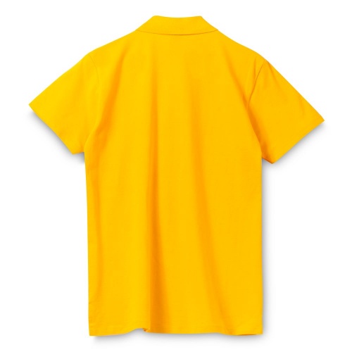 Рубашка поло мужская Spring 210, желтая фото 2