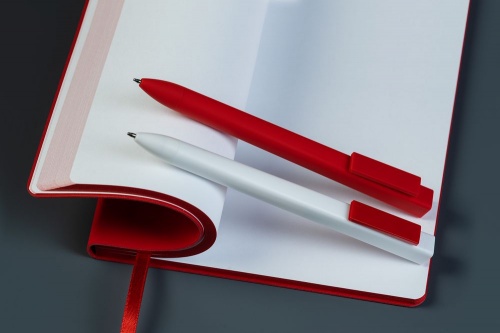 Ручка шариковая Swiper SQ Soft Touch, красная фото 6