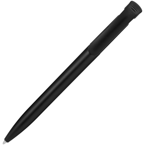 Ручка шариковая Clear Solid, черная фото 3