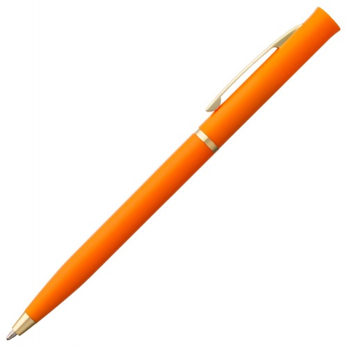 Ручка шариковая Euro Gold, оранжевая фото 2