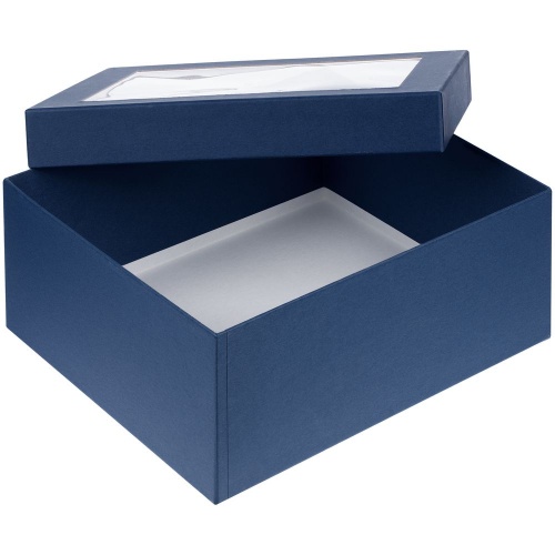 Коробка Teaser с окном, синий фото 3
