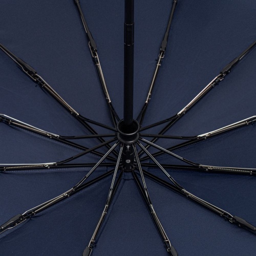 Зонт складной Fiber Magic Major, темно-синий фото 6