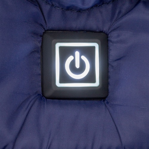 Куртка с подогревом Thermalli Chamonix, темно-синяя фото 10