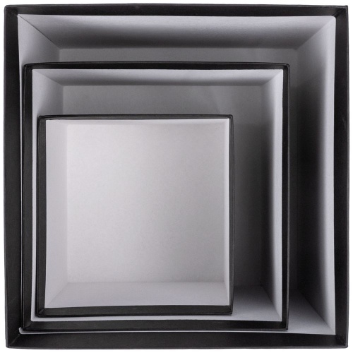 Коробка Cube, L, черная фото 5