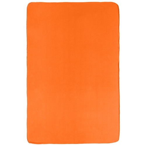Флисовый плед Warm&Peace, оранжевый фото 3