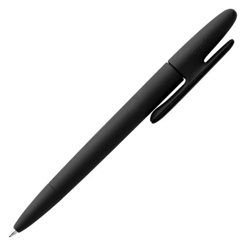 Ручка шариковая Prodir DS5 TRR-P Soft Touch, черная фото 3