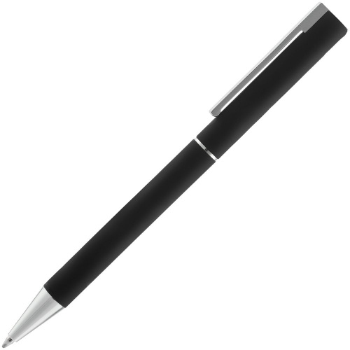 Ручка шариковая Blade Soft Touch, черная фото 3