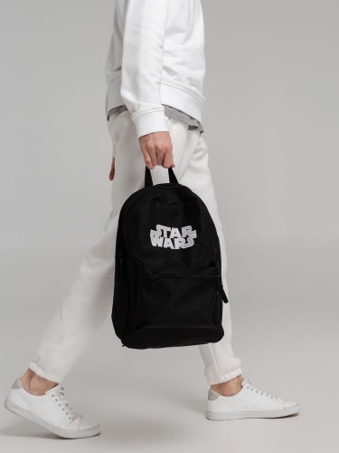Рюкзак с люминесцентной вышивкой Star Wars, черный фото 4