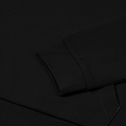 Толстовка на молнии с капюшоном Unit Siverga, черная фото 4