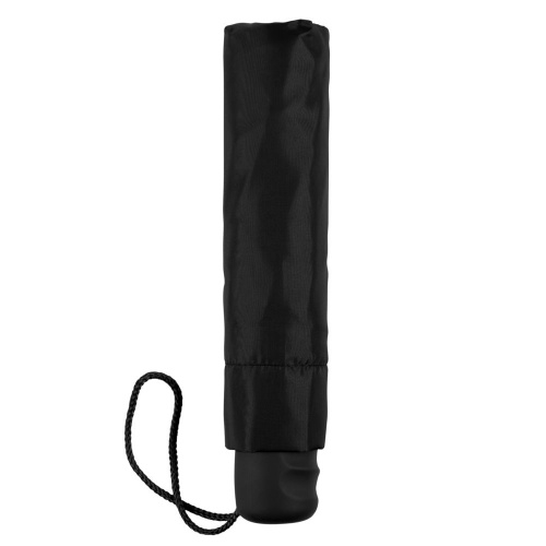 Зонт складной Basic, черный фото 3