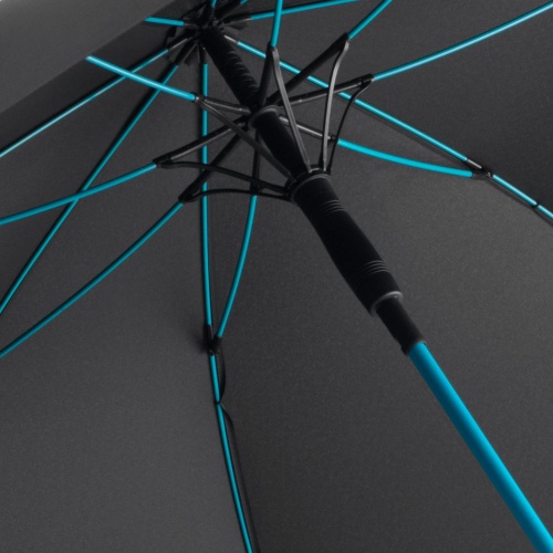 Зонт-трость с цветными спицами Color Style, бирюзовый фото 3