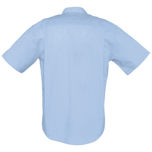 Рубашка мужская с коротким рукавом Brisbane, голубая фото 2