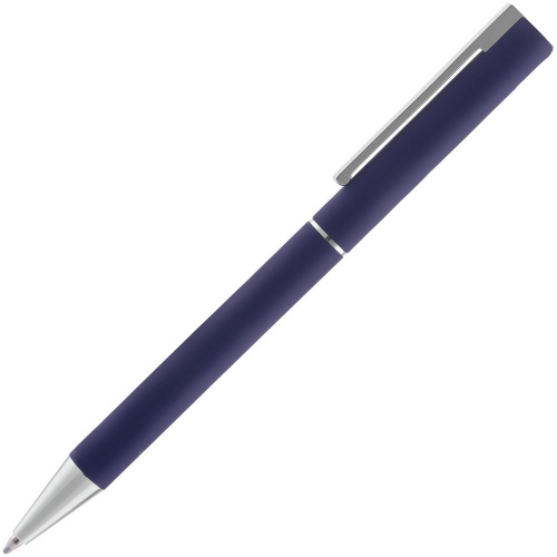 Ручка шариковая Blade Soft Touch, синяя фото 3