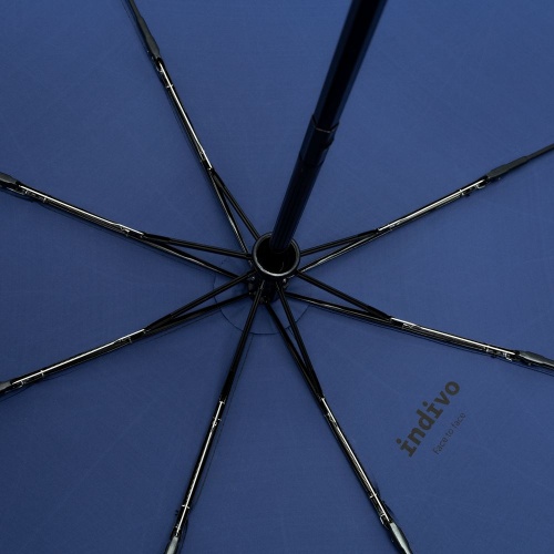Складной зонт doubleDub, синий фото 5