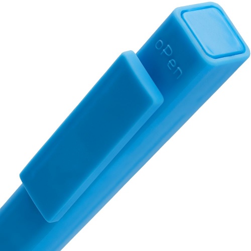 Ручка шариковая Swiper SQ Soft Touch, голубая фото 4