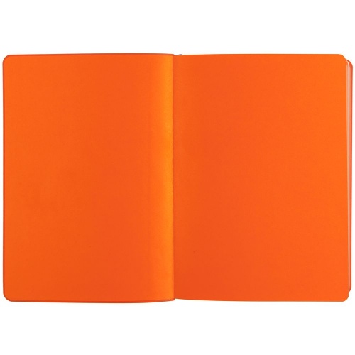 Ежедневник Slip, недатированный, синий с оранжевым фото 4