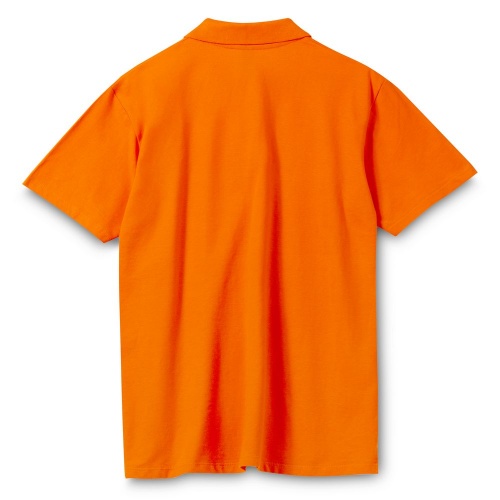 Рубашка поло мужская Spring 210, оранжевая фото 2