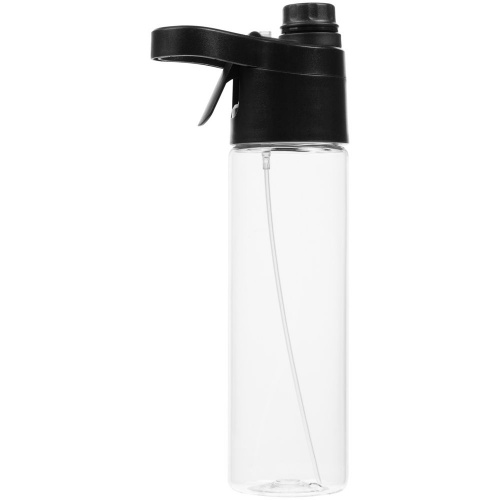 Бутылка для воды с пульверизатором Vaske Flaske, черная фото 2