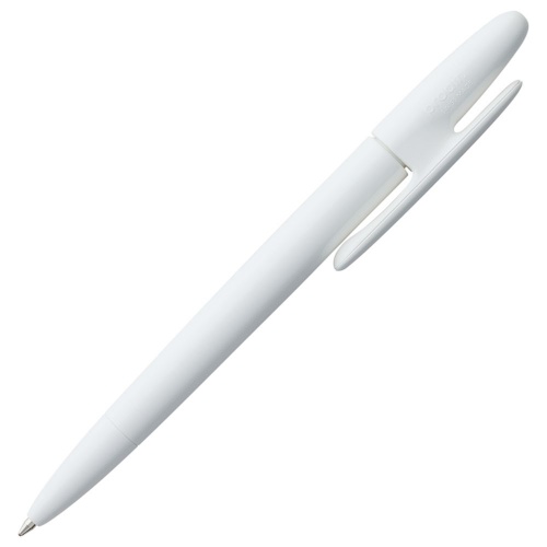 Ручка шариковая Prodir DS5 TPP, белая фото 3