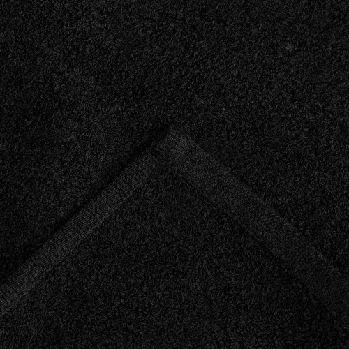Полотенце махровое «Юнона», малое, черное фото 4