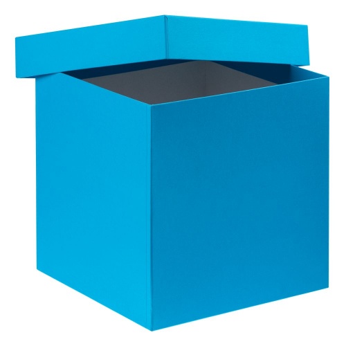 Коробка Cube, L, голубая фото 2