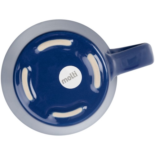 Кружка Modern Bell Classic, глянцевая, темно-синяя фото 3