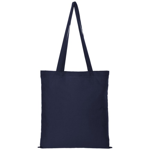 Холщовая сумка Optima 135, темно-синяя фото 2