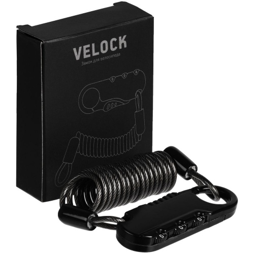 Кодовый замок для велосипеда Velock, черный фото 3