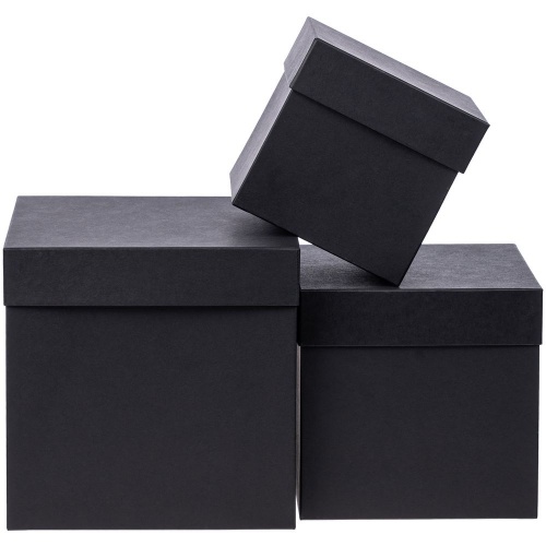 Коробка Cube, M, черная фото 4