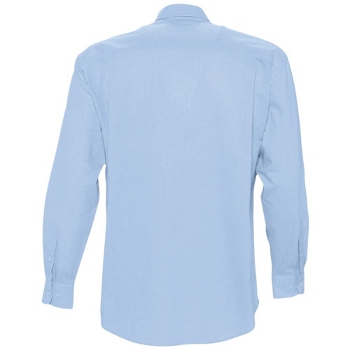 Рубашка мужская с длинным рукавом Boston, голубая фото 2