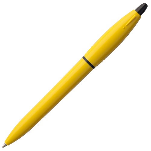 Ручка шариковая S! (Си), желтая фото 5