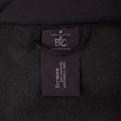 Куртка мужская Hooded Softshell черная фото 8
