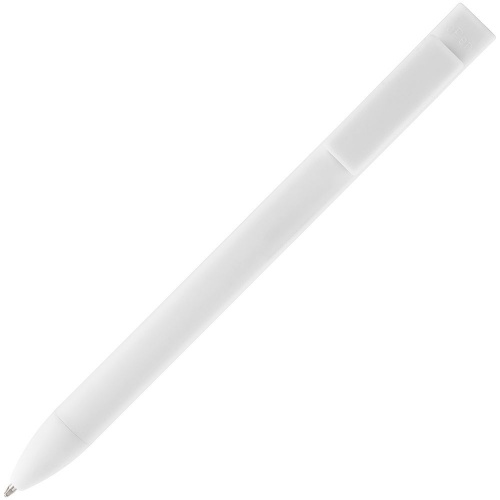 Ручка шариковая Swiper SQ Soft Touch, белая фото 2