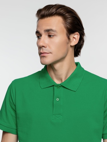 Рубашка поло мужская Virma Premium, зеленая фото 5
