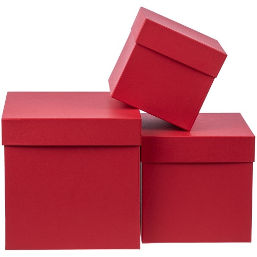Коробка Cube, M, красная фото 4