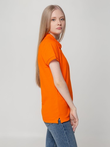 Рубашка поло женская Virma Lady, оранжевая фото 6
