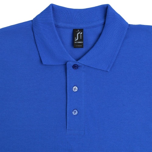 Рубашка поло мужская Summer 170, ярко-синяя (royal) фото 3