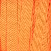 Стропа текстильная Fune 20 S, оранжевый неон, 10 см