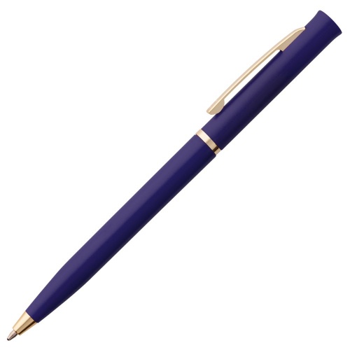 Ручка шариковая Euro Gold, синяя фото 2