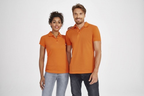 Рубашка поло мужская Prime Men 200 оранжевая фото 5