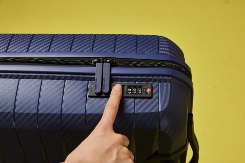 Чемодан Lightweight Luggage S, синий фото 5