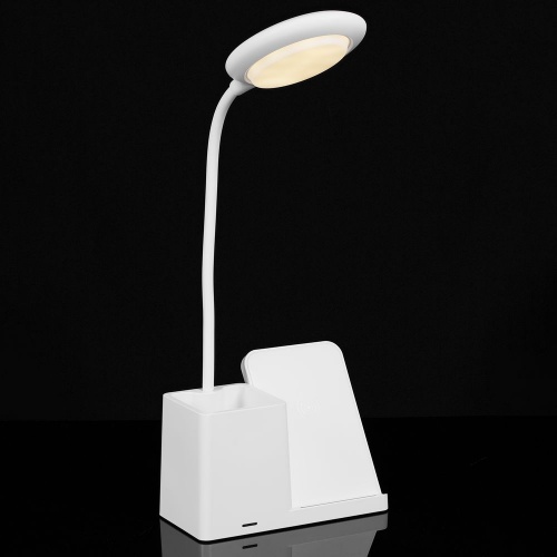 Лампа с органайзером и беспроводной зарядкой writeLight, ver. 2, белая фото 15
