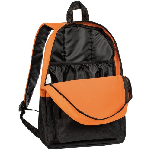 Рюкзак Base Up, черный с оранжевым фото 6