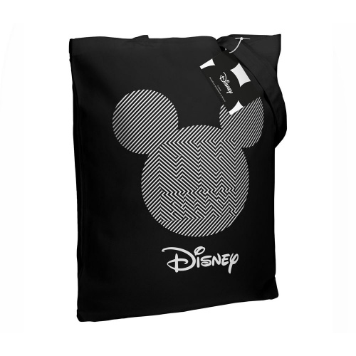 Холщовая сумка «Микки Маус. Oh, Boy», черная фото 3