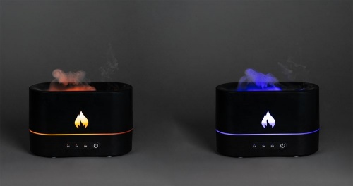 Увлажнитель-ароматизатор с имитацией пламени Fuego, черный фото 14