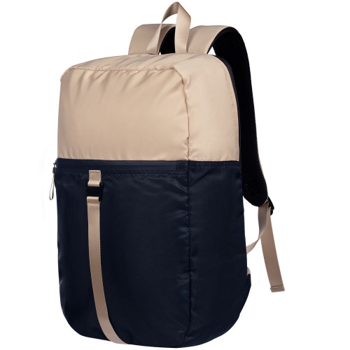 Рюкзак coolStuff, темно-синий с бежевым фото 2