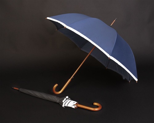 Зонт-трость светоотражающий Reflect, синий фото 6
