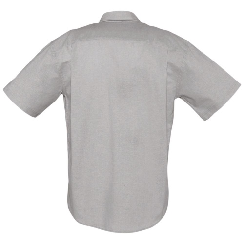 Рубашка мужская с коротким рукавом Brisbane, серая фото 2