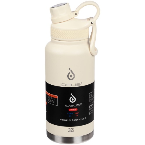 Термобутылка Fujisan XL, белая (молочная) фото 14